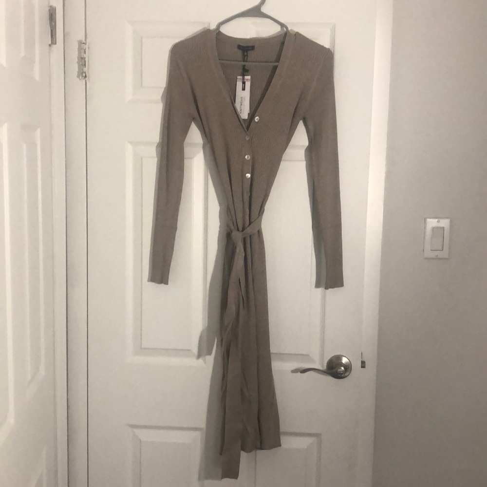 MIDI cardigan dress